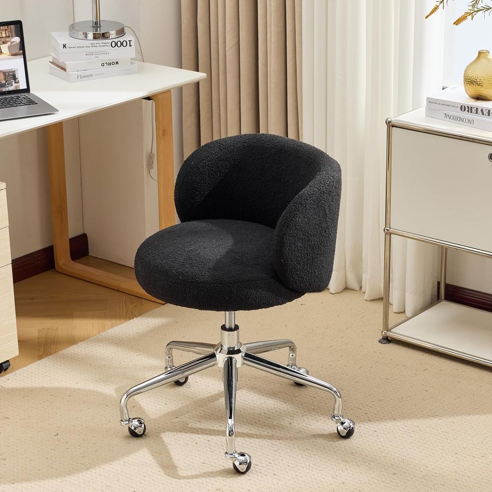 Office Tech Chair - Compact Swivel Desk Chair with Wheels,