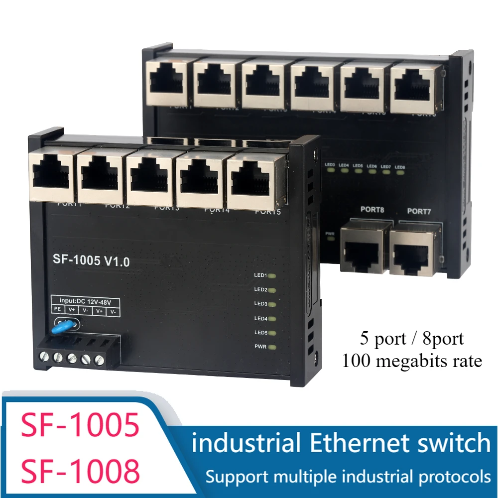 Ethernet Switch 8 Port - Industrial Ethernet Switch 5 Port 8