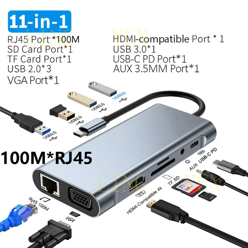 Docking Station Usb C - Z 11 Ports USB C HUB