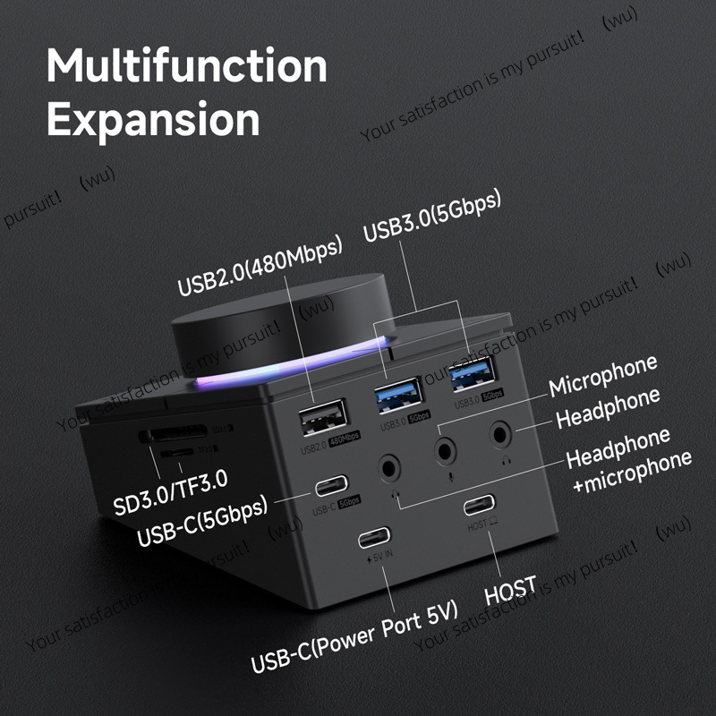 USB C Hub With Shortcut Button - Docking Station Usb C 评论和价格
