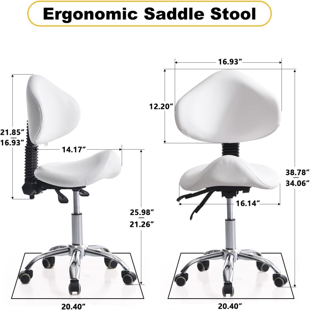 Saddle Stool Chair Rolling Wit - Office Tech Chair 评论和价格
