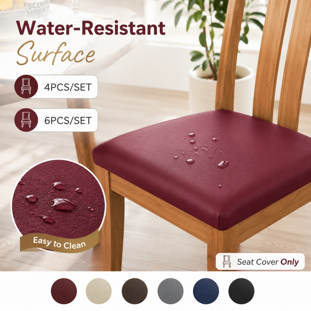 4/6pcs Stretch Faux Leather Di - Office Tech Chair 评论和价格