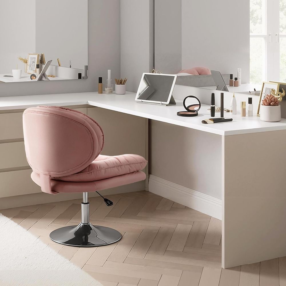 Swivel Vanity Chair with Adjus - Office Tech Chair 评论和价格