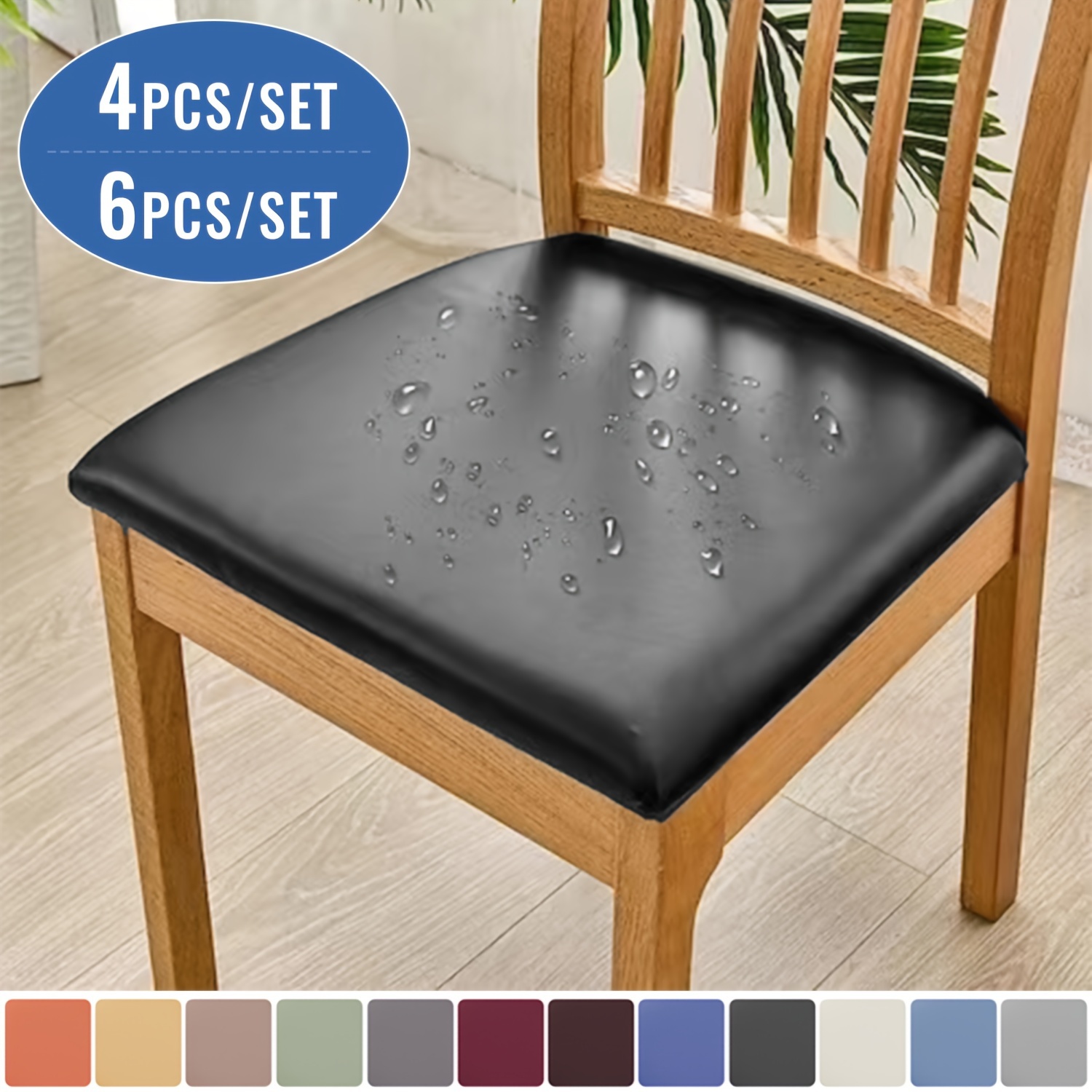 4/6pcs Elastic Chair Seat Cove - Office Tech Chair 评论和价格