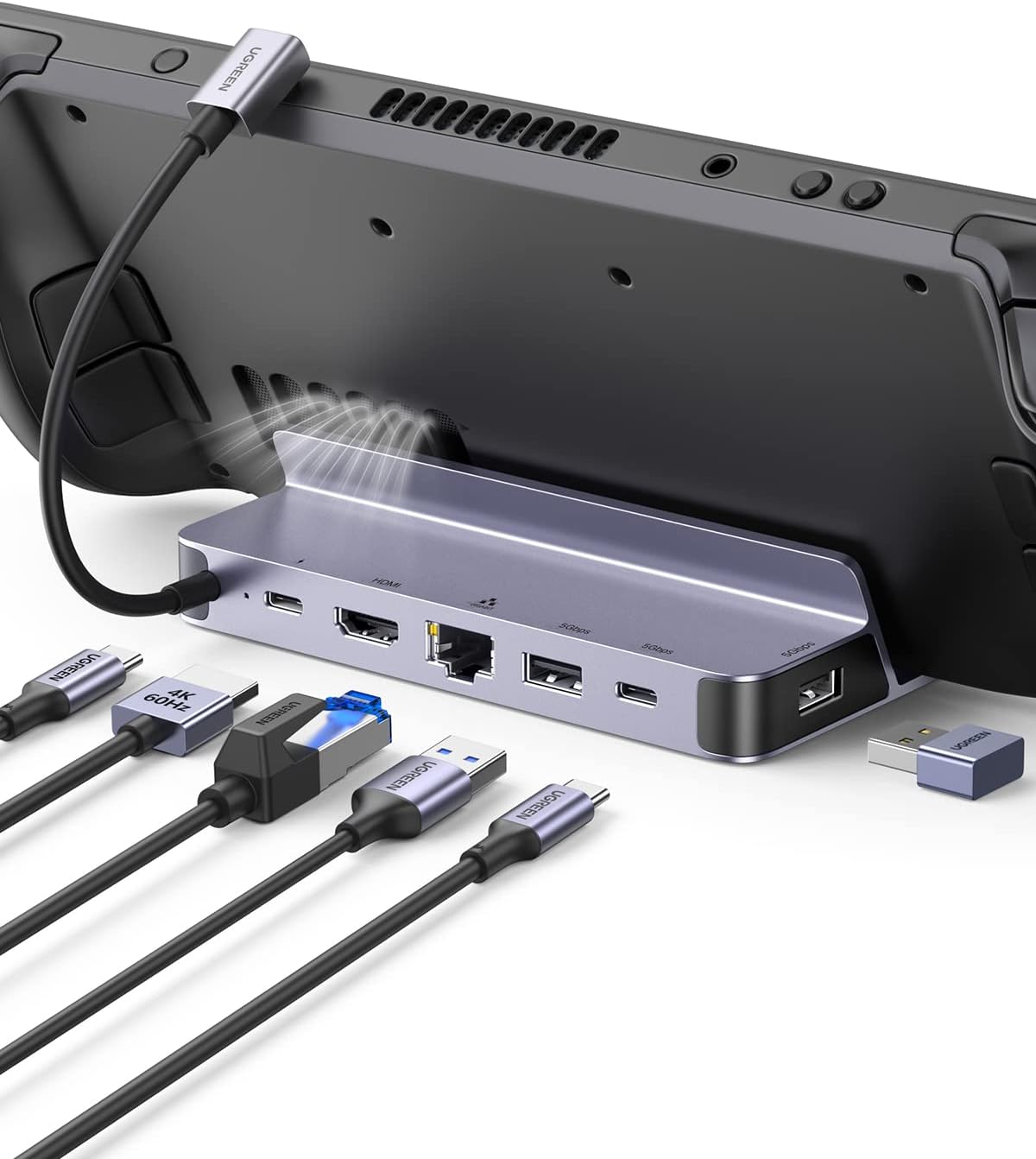 UGREEN Steam Deck Dock 6-in-1  - Docking Station Usb C 评论和价格