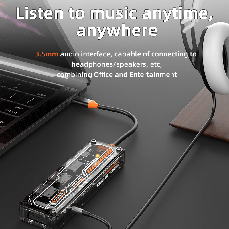 6-in-1 USB-C Hub for MacBook P - Docking Station Usb C 评论和价格