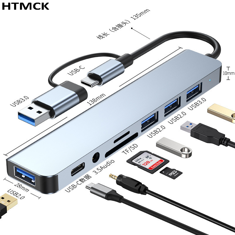 8 in 2 USB C Hub Multi Port Do - Docking Station Usb C 评论和价格
