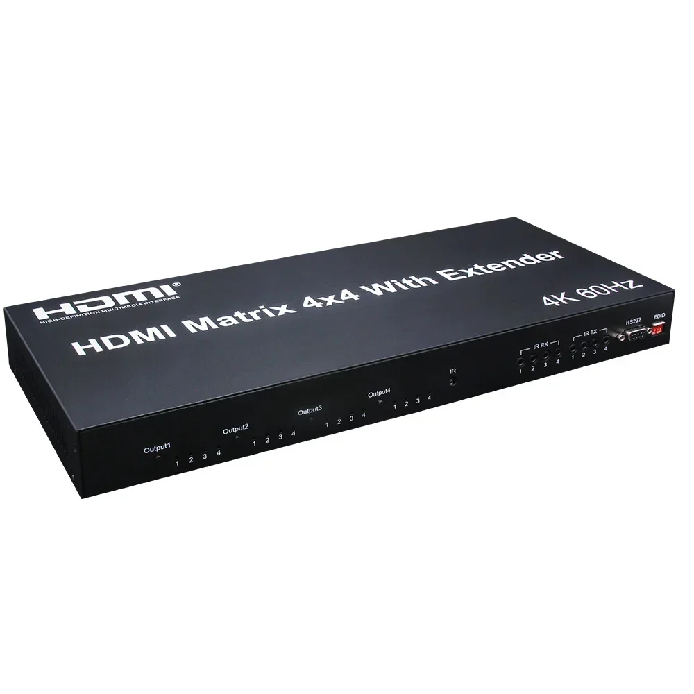 4K 60Hz 4X4 Matrix HDMI2.0 4x4 - Ethernet Switch 8 Port 评论和价格