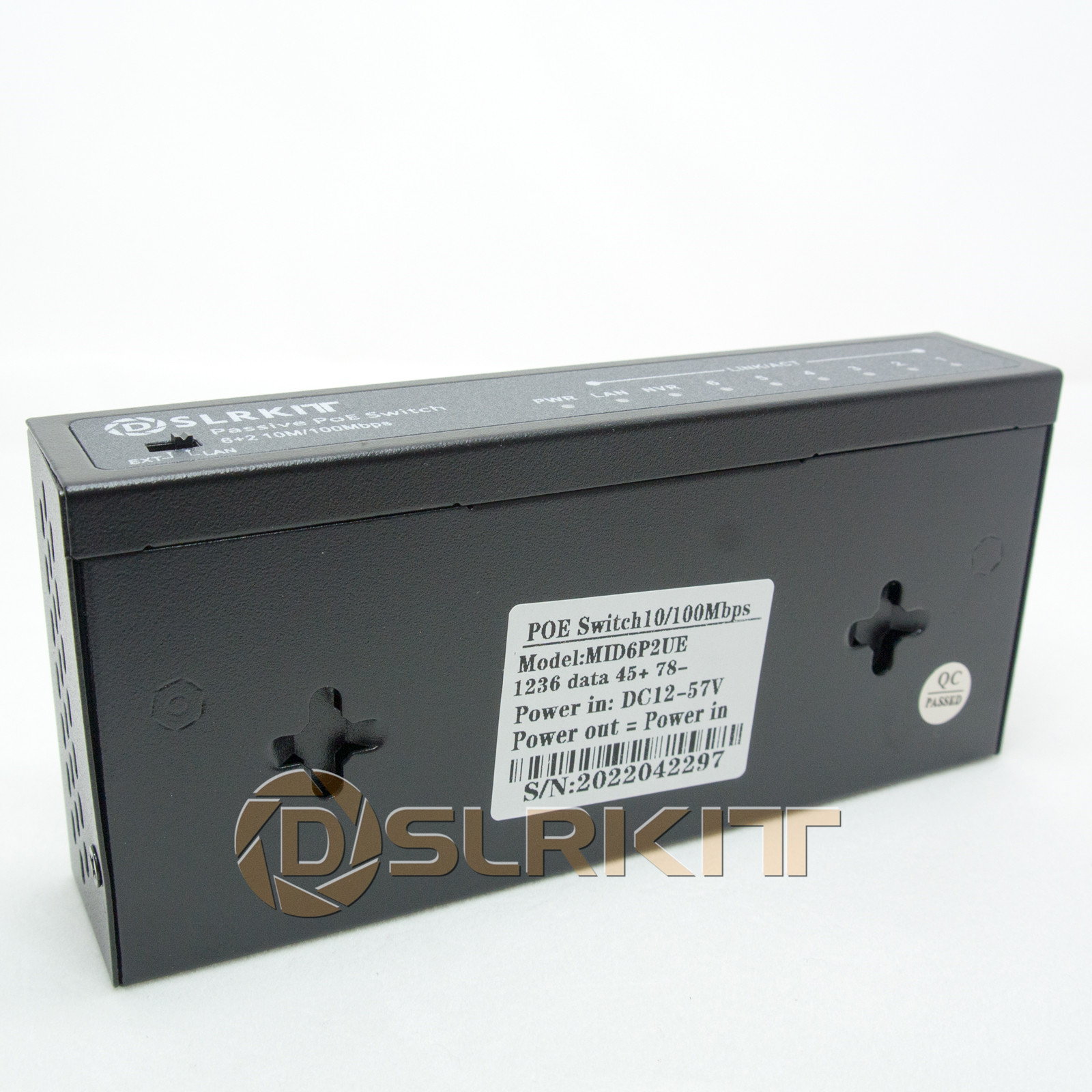 DSLRKIT 250M 8 Ports 6 PoE Pow - Ethernet Switch 8 Port 评论和价格