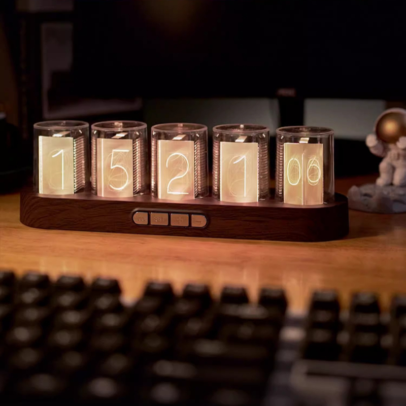 LED Nixie Tube Clock RGB Gamin - Office Tech Setup 评论和价格