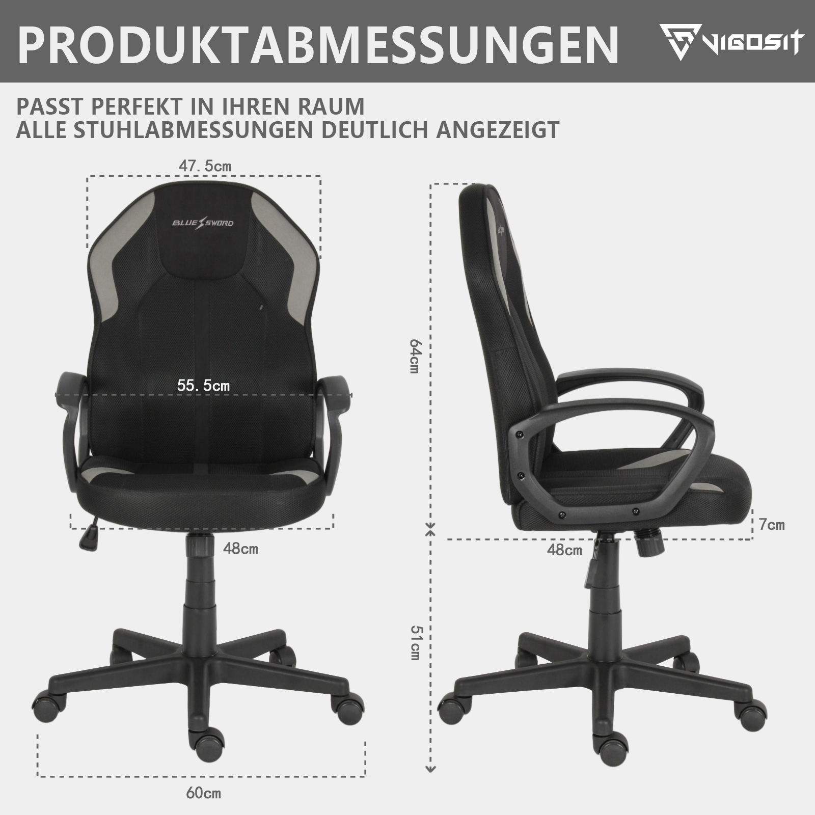 Vigosit Ergonomic Office Chair - Office Tech Chair 评论和价格