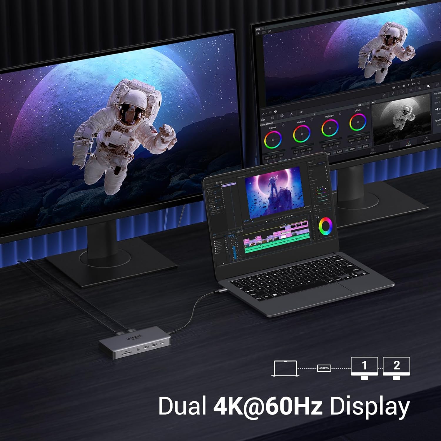 UGREEN Revodok Pro 211 Laptop  - Docking Station Usb C 评论和价格