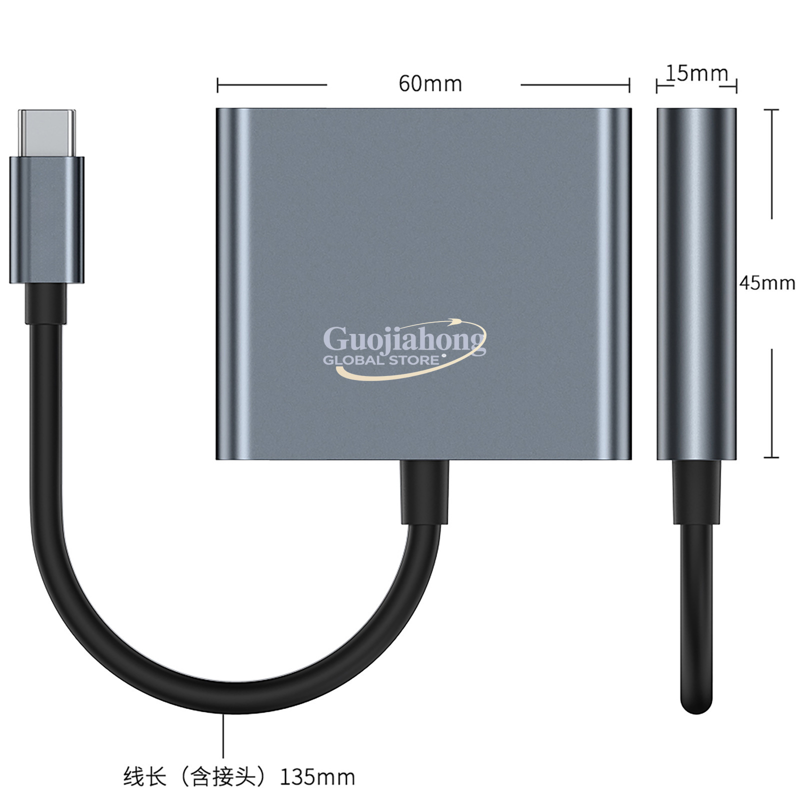 Cross-border usb-c to hd three - Docking Station Usb C 评论和价格