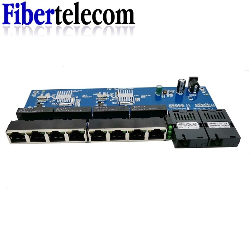 Reverse PoE Switch 8 RJ45 2 SC - Ethernet Switch 8 Port 评论和价格