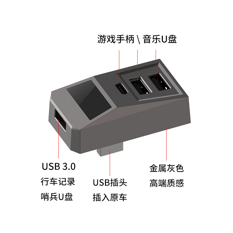 USB Hub Car Glove Box Docking  - Docking Station Usb C 评论和价格